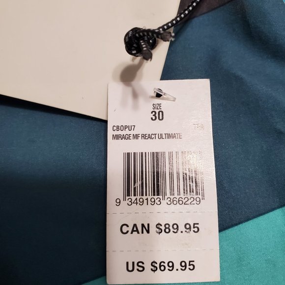 RipCurl Mirage React Ultimate Men's Boardshort 30" Waist 20" Long NEW w/TAGS! - Picture 5 of 6